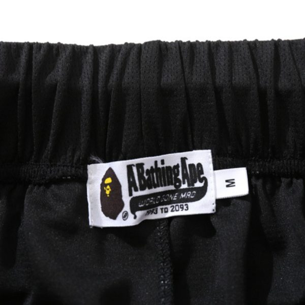 Shorts BAPE Busy Works Striped Trim Black BP028 - Image 9