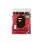 Shorts BAPE Busy Works Striped Trim Red BP029 - Image 3