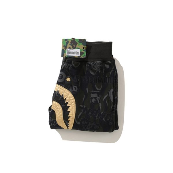 Pants BAPE NBHD Camo Shark Black BP39 - Image 9