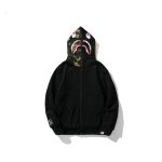 Hoodie BAPE Shark Camo OVO Black BP042