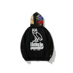 Hoodie BAPE Shark Camo OVO Black BP042 - Image 2