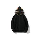 Hoodie BAPE Shark Camo OVO Black BP042 - Image 5
