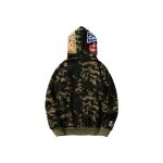 Hoodie BAPE Shark Camo OVO Black BP042 - Image 6