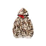Hoodie BAPE Shark Camo OVO Red BP043 - Image 5