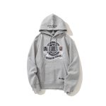 Hoodie BAPE Busy Works Logo Grey BP044