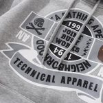 Hoodie BAPE Busy Works Logo Grey BP044 - Image 5