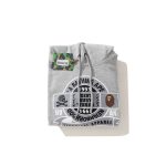 Hoodie BAPE Busy Works Logo Grey BP044 - Image 9