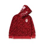 Hoodie BAPE Shark Camo Red BP048 - Image 5