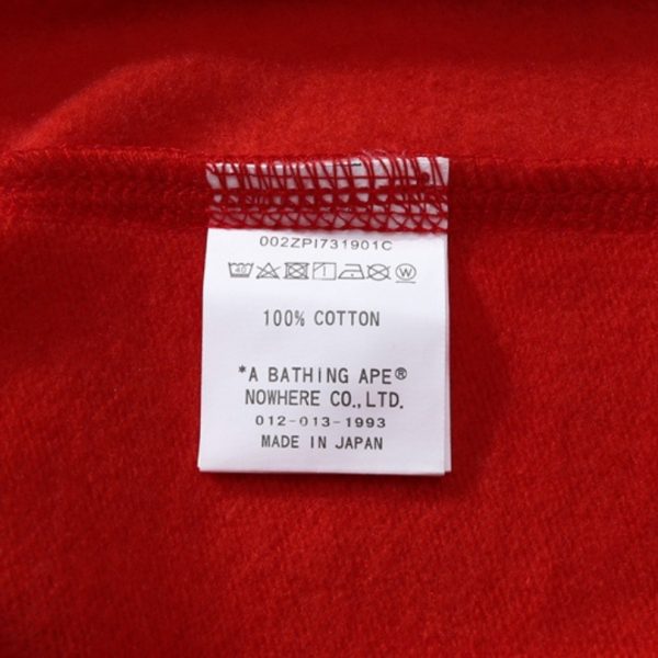 Hoodie BAPE Shark Camo Red BP048 - Image 13