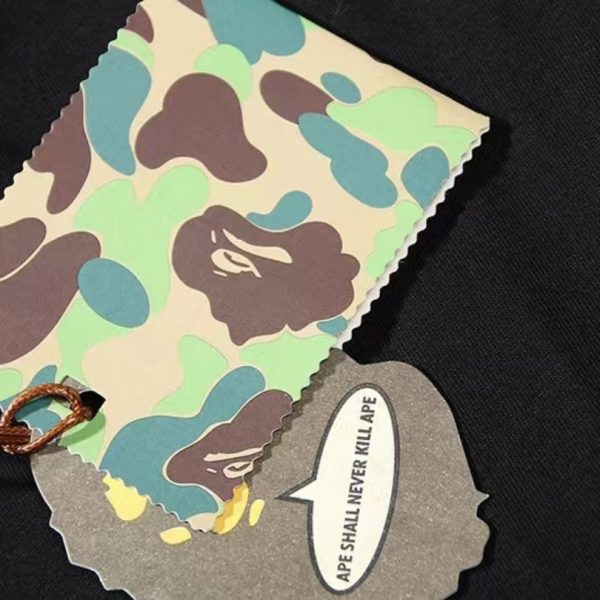 T-shirt BAPE Camo Flower Ape Head Black BP050 - Image 7