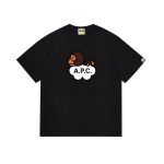 T-shirt BAPE Baby Milo Banana Ape Head Black BP052
