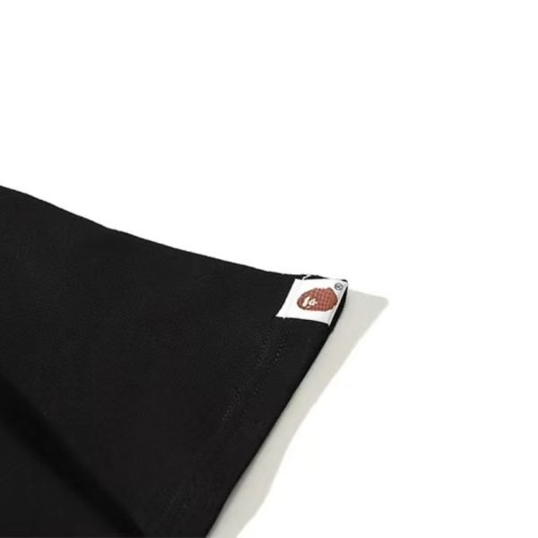 T-shirt BAPE Baby Milo Banana Ape Head Black BP052 - Image 5