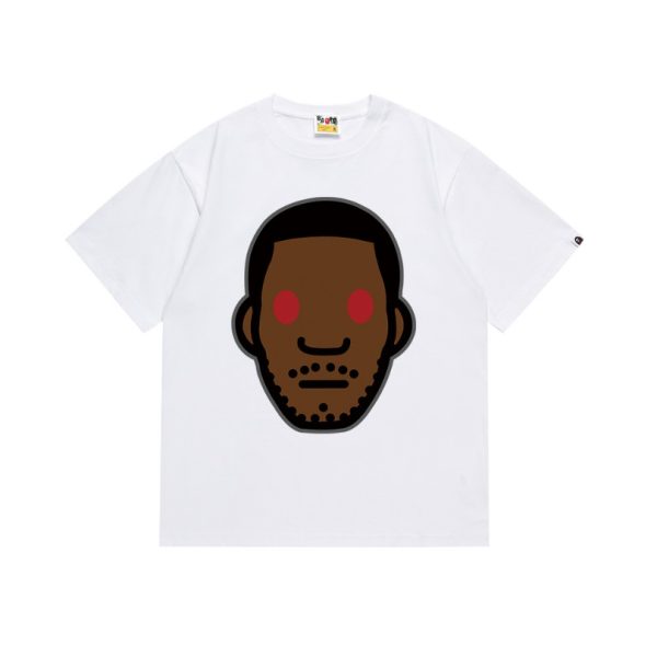 d108312_20232-1.jpg T-shirt BAPE Red Eye Face White BP056 - Image 1