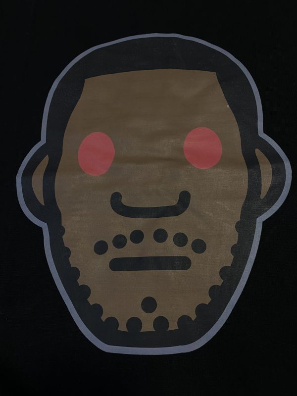 T-shirt BAPE Red Eye Face White BP056 - Image 3