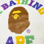 T-shirt BAPE Multicolor Ape Head White BP057 - Image 3