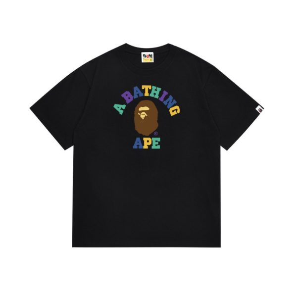 d108347_20202-1.jpg T-shirt BAPE Multicolor Ape Head Black BP058 - Image 1