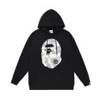 Hoodie Bape Camo Ape Head Black BP059