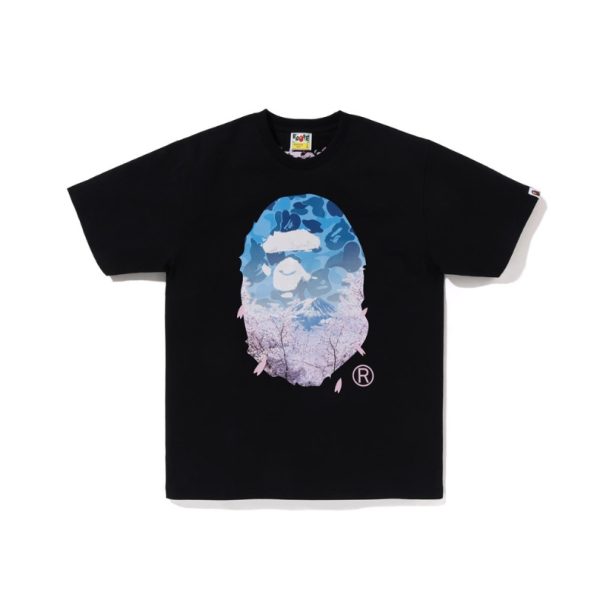 d108524_20176-1.jpg T-shirt BAPE Mt. Fuji Sakura Camo BP073 - Image 1