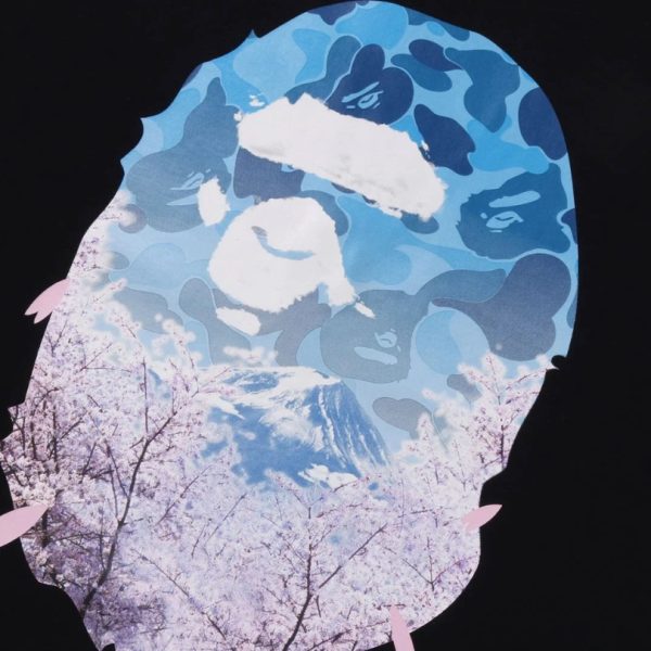 T-shirt BAPE Mt. Fuji Sakura Camo BP073 - Image 3