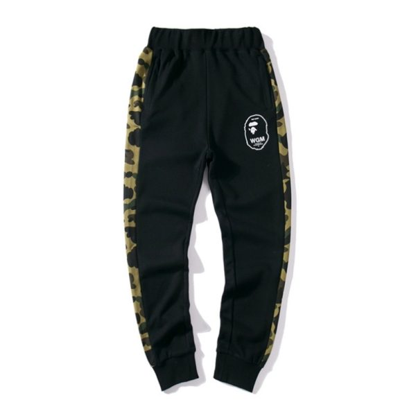 d108588_9972-1.jpg Joggers BAPE WGM Camo Stripe Black BP81 - Image 1