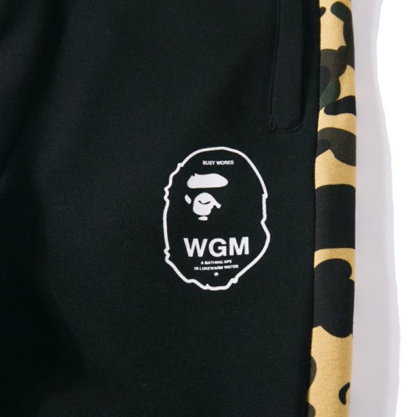 Joggers BAPE WGM Camo Stripe Black BP81 - Image 3