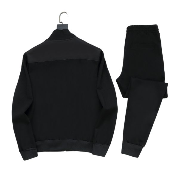 Tracksuit Prada Black Full-Zip Casual Set PD001 - Image 2