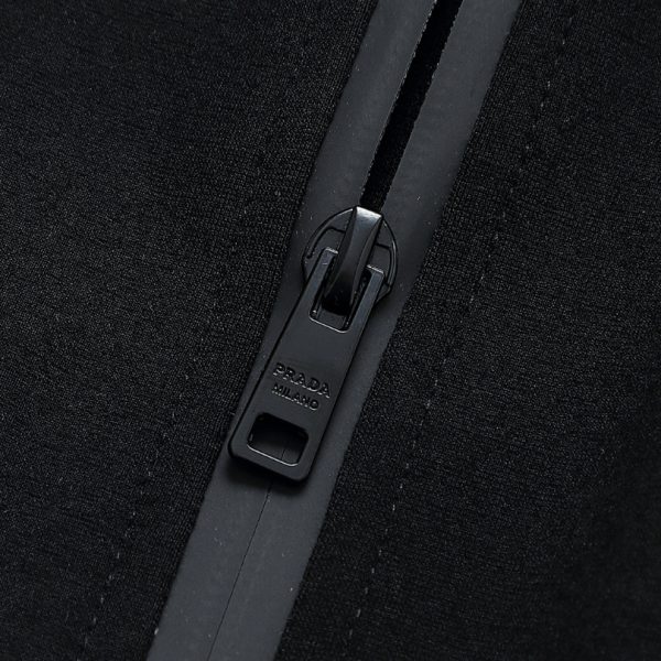 Tracksuit Prada Black Full-Zip Casual Set PD001 - Image 7