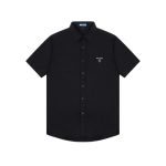 Shirt Prada Logo Short Sleeve Black PD002