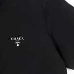 Shirt Prada Logo Short Sleeve Black PD002 - Image 3