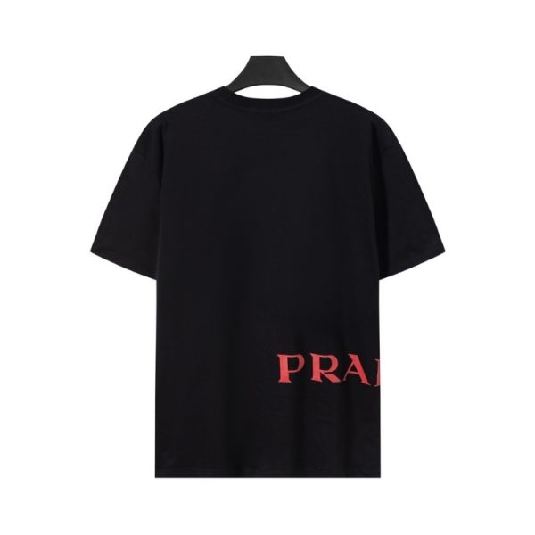 T-shirt Prada Milano Logo Black PD005 - Image 2