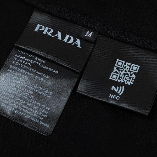 T-shirt Prada Milano Logo Black PD005 - Image 8