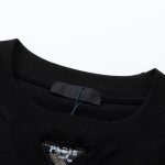 T-shirt Prada Milano Rope Logo Black PD007 - Image 6