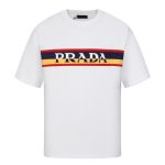 T-shirt Prada Stripe Logo White PD008