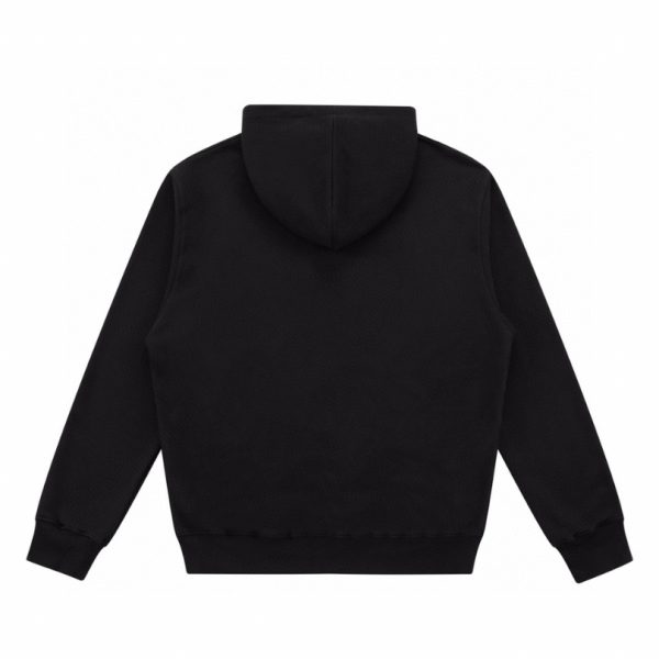 Hoodie Prada Milano Logo Black PD009 - Image 2