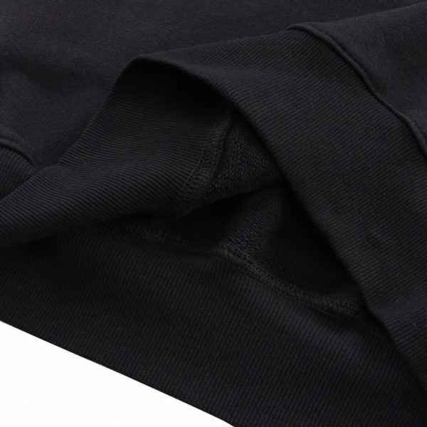 Hoodie Prada Milano Logo Black PD009 - Image 5