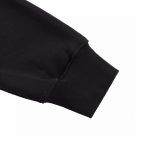 Hoodie Prada Milano Logo Black PD009 - Image 6