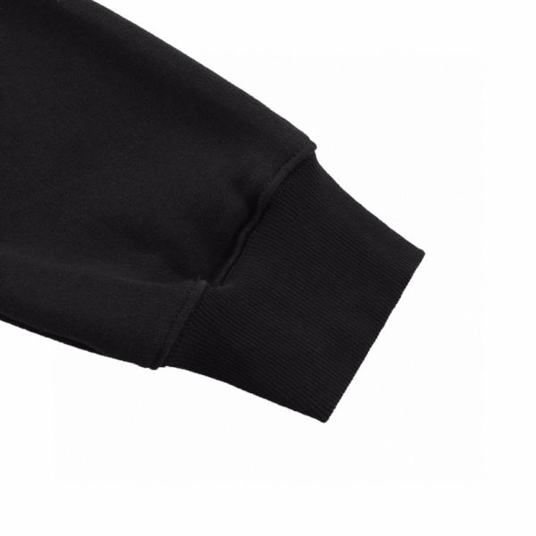 Hoodie Prada Milano Logo Black PD009 - Image 6