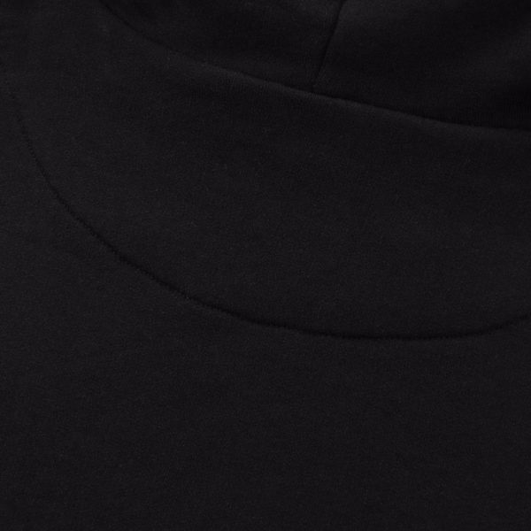 Hoodie Prada Milano Logo Black PD009 - Image 7