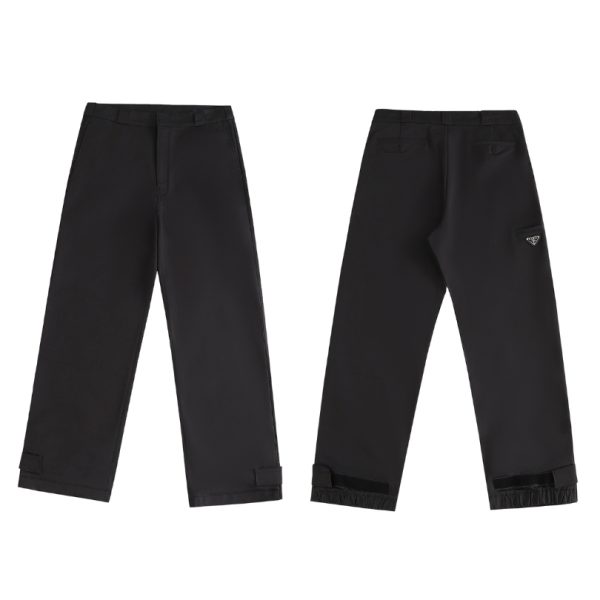 Pants Prada Nylon Adjustable Cuffs Black PD010 - Image 3