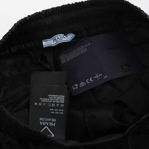 Pants Prada Nylon Cargo Black PD011 - Image 16
