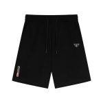 Shorts Prada Logo Patch Black PD012