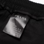 Shorts Prada Logo Patch Black PD012 - Image 9