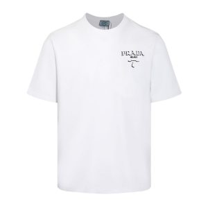 T-shirt Prada Milano Crest Logo White PD014