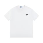 T-shirt Prada Logo Patch White PD016