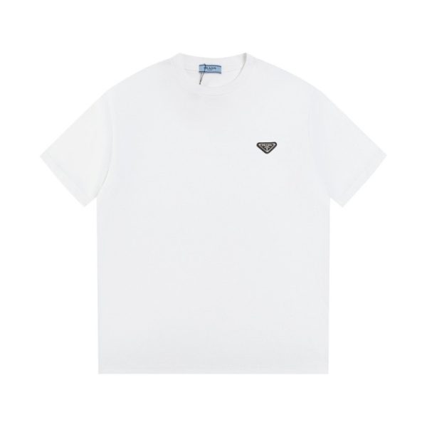 d108828_23962-1.jpg T-shirt Prada Logo Patch White PD016 - Image 1