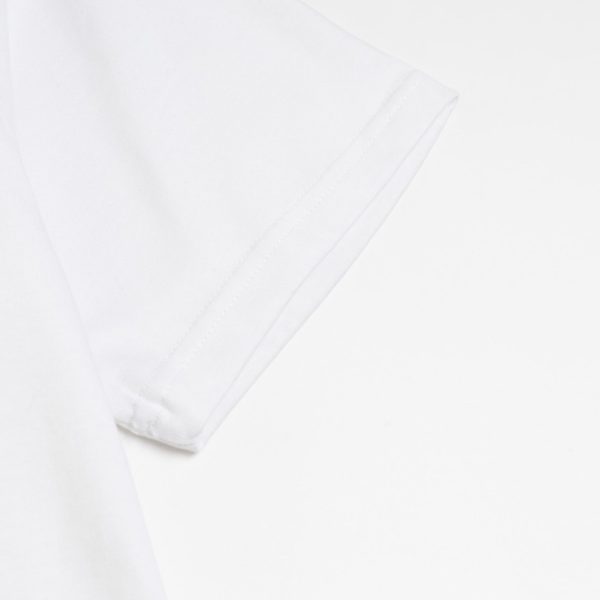 T-shirt Prada Logo Patch White PD016 - Image 4