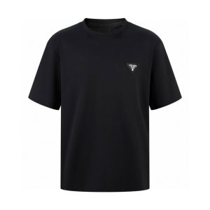 T-shirt Prada Crest Logo Black PD018