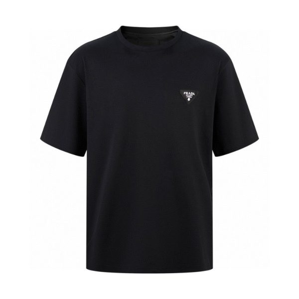 d108879_23932-1.jpg T-shirt Prada Crest Logo Black PD018 - Image 1