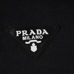 T-shirt Prada Crest Logo Black PD018 - Image 3
