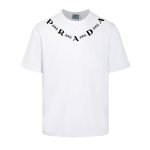 T-shirt Prada Bicycle Print White PD019